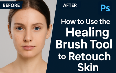 Photoshop Quick Tip: How to Use the Healing Brush Tool to Retouch Skin